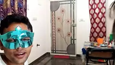 Hindustani couple live cam sex show