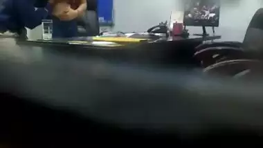 Office sex scandal MMS online