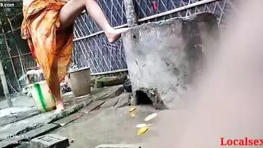 Desi village view nude bath