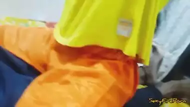 Indian young couple fucks in their bf film