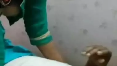 Bhabi riding On Husband