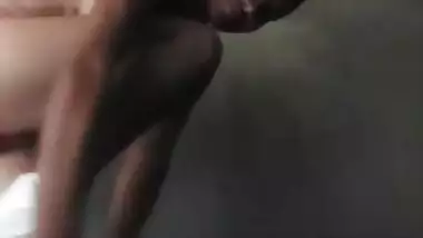 Cute village girl bathing