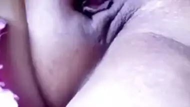 Stretched shaved pussy of hot Desi whore needs some good XXX dick