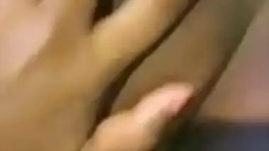 Hungry for dicks Desi babe licks her breasts and touches XXX twat