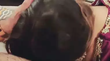 Rich Sasur enjoys an Indian blowjob from his Bahu